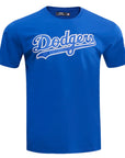 Pro Standard Los Angeles Dodgers Blue Twill Short Sleeve Tee