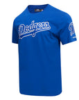 Pro Standard Los Angeles Dodgers Blue Twill Short Sleeve Tee