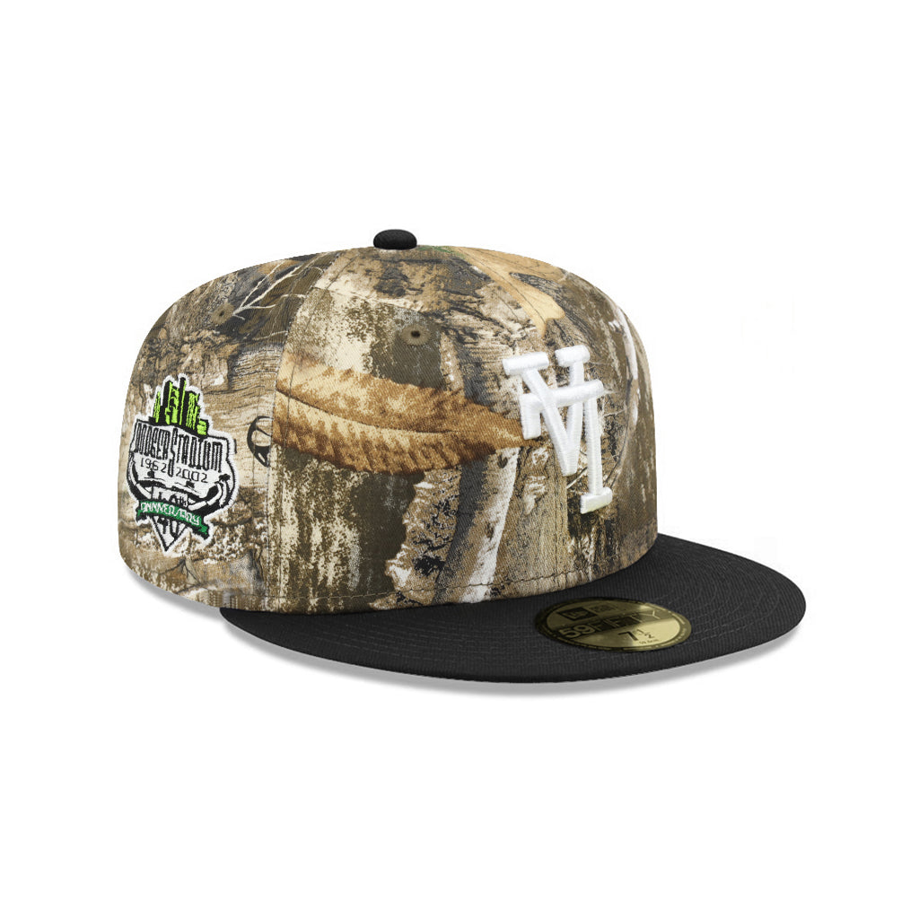 Los Angeles Dodgers Real Tree Black 2 Tone Upside Down Logo Dodger