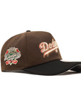 Los Angeles Dodgers Wordmark Brown Black 2 Tone 100th Anniversary SP 9Forty A-Frame Snapback