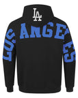 Pro Standard Los Angeles Dodgers Wingspan Drop Shoulder Black Blue Hoody