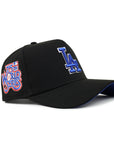 Los Angeles Dodgers Black 75th World Series SP 9Forty A-Frame Snapback
