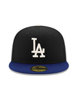 Los Angeles Dodgers Black Royal 2 Tone Jackie Robinson 50th Anniversary SP 59Fifty Fitted