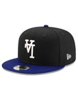 Los Angeles Dodgers Black Royal 2 Tone Upside Down Logo 9Fifty Snapback