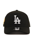 Los Angeles Dodgers Black On White Gold 100th Anniversary SP 9Forty A-Frame Snapback
