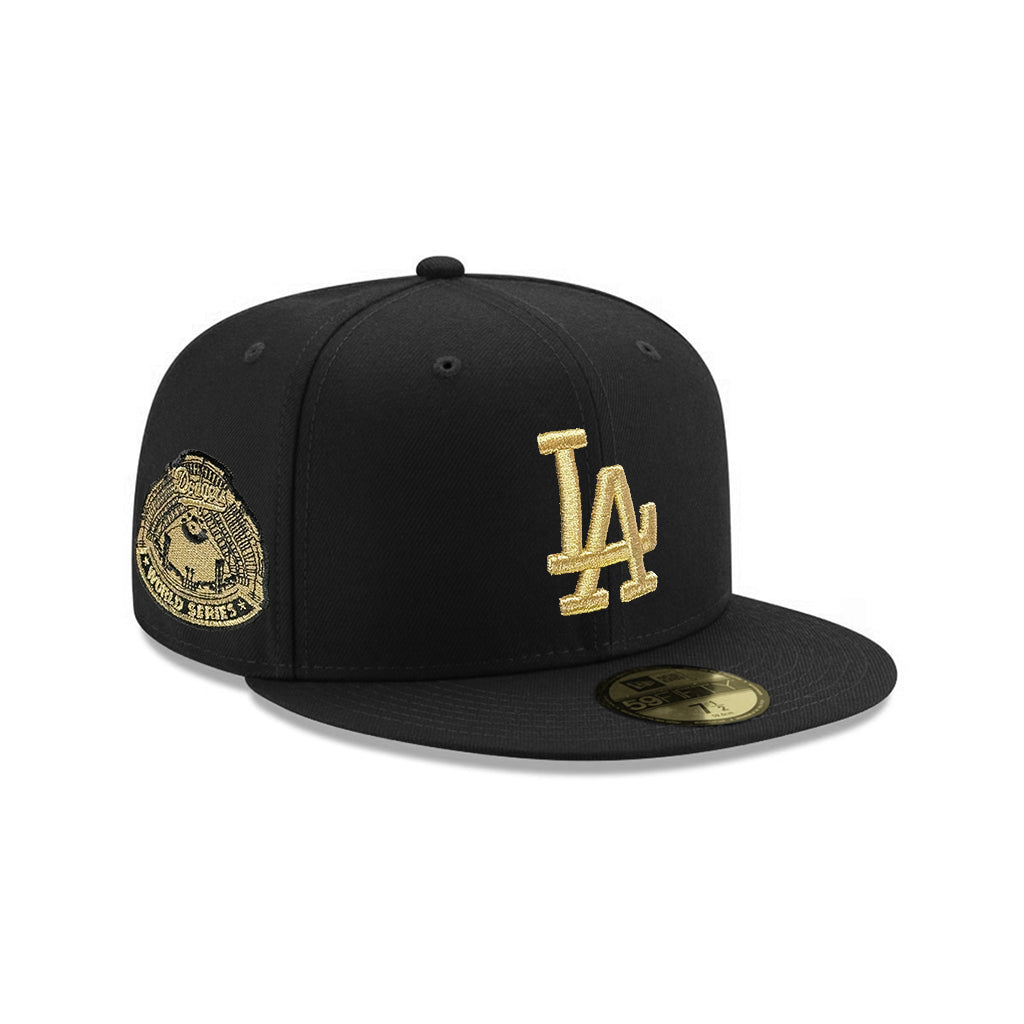 Los Angeles Dodgers Black Metallic Gold Stadium World Series SP