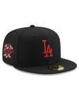 Los Angeles Dodgers Black Metallic Red 100th Anniversary SP 59Fifty Fitted