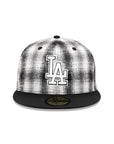 Los Angeles Dodgers Black White Plaid Dodger Stadium 40th Anniversary SP Blue 59Fifty Fitted