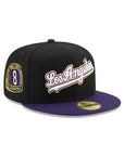 Los Angeles Dodgers Black Purple 2 Tone 8X World Series Champions Ring SP 59Fifty Fitted