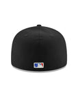 Los Angeles Dodgers Wordmark Black On Metallic Blue 1984 Olympic SP 59Fifty Fitted