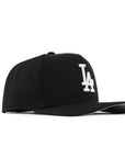 Los Angeles Dodgers Black On White 9Fifty A-Frame Snapback