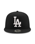 Los Angeles Dodgers Black On White Logo Grand MLB Snapback