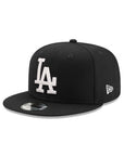 Los Angeles Dodgers Black On White Logo Grand MLB Snapback