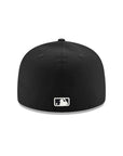 Los Angeles Dodgers Black on White Metal Badge 59Fifty Fitted