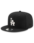 Los Angeles Dodgers Black White Metal Badge 9Fifty Snapback