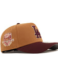 Los Angeles Dodgers Bronze Maroon 50th Anniversary SP 9Forty A-Frame Snapback