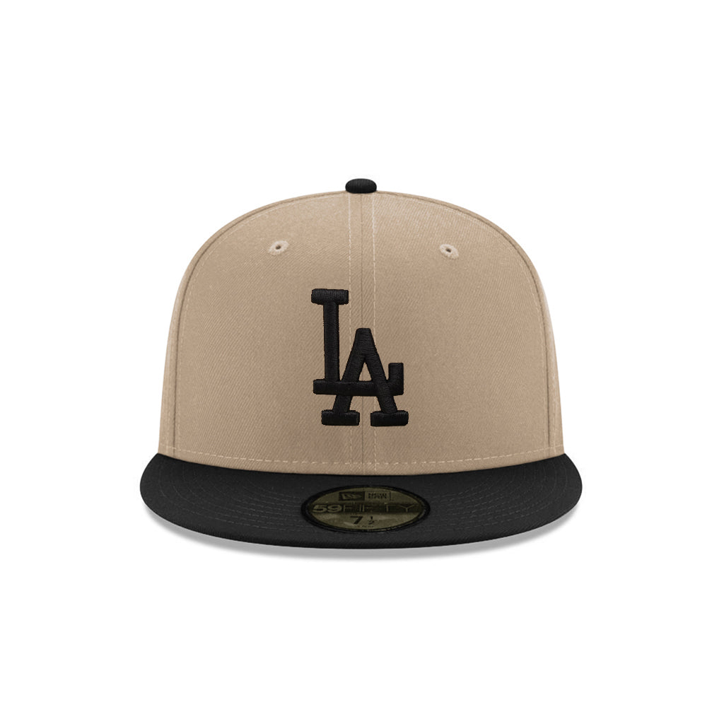 Los Angeles Dodgers Camel Black 2 Tone 100th Anniversary SP 59Fifty Fitted