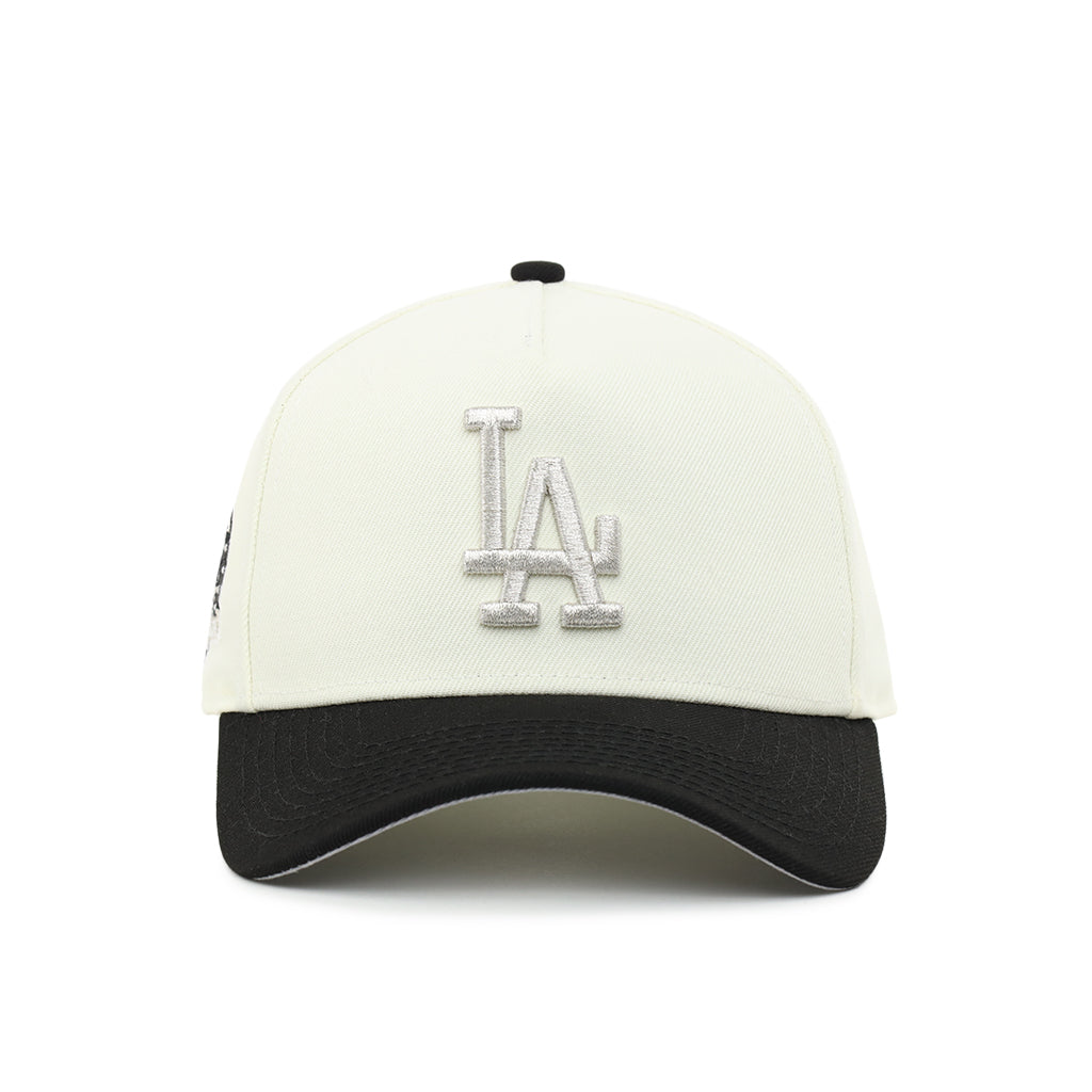 ホワイト LAロゴ キャップ 9FORTY デコレーション New Era Los Angeles Dodgers 