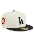 Los Angeles Dodgers Chrome Black 2 Tone 50th Anniversary SP 59Fifty Fitted