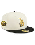 Los Angeles Dodgers City Icon Chrome Black 2 Tone Stadium 50th Anniversary 59Fifty Fitted