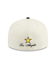 Los Angeles Dodgers City Icon Chrome Black 2 Tone Stadium 50th Anniversary 59Fifty Fitted