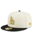 Los Angeles Dodgers City Icon Chrome Black 2 Tone Stadium 50th Anniversary 59Fifty Fitted