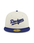 Los Angeles Dodgers Wordmark Chrome Royal 2 Tone Bicentennial SP 59Fifty Fitted
