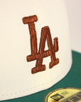 Los Angeles Dodgers Chrome Green 2 Tone 60th Anniversary SP 59Fifty Fitted