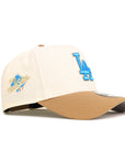 Los Angeles Dodgers Chrome Khaki 2 Tone 1988 World Series 9Forty A-Frame Snapback