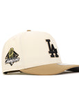 Los Angeles Dodgers Chrome Khaki 2 Tone 2024 World Series Champions SP 9Fifty A-Frame Snapback