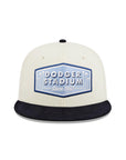 Los Angeles Dodgers Chrome Navy Corduroy 2 Tone Team Logo Side Patch 59Fifty Fitted