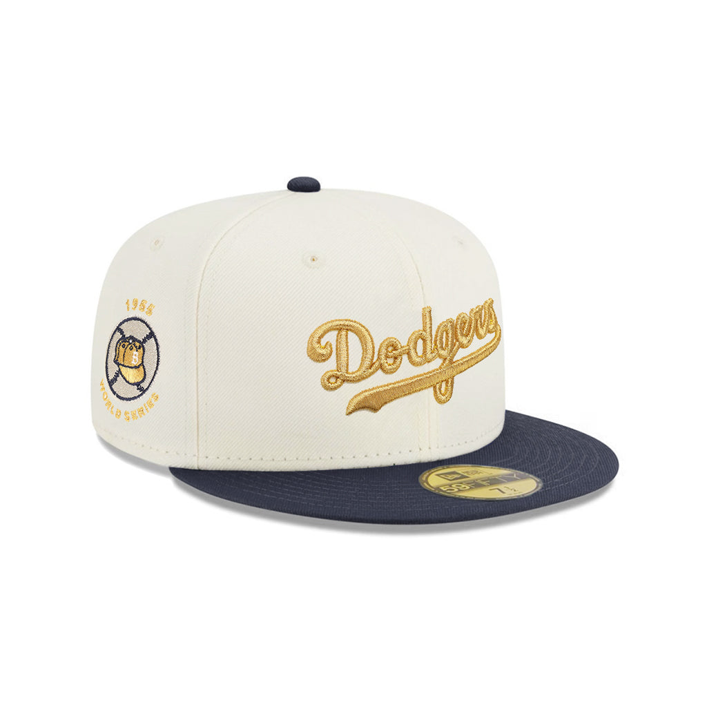 Brooklyn Dodgers Chrome Blue 2 Tone 1955 World Series SP 59Fifty Fitted