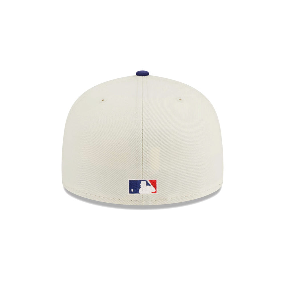 Brooklyn Dodgers Wordmark Chrome Royal 2 Tone Jackie Robinson 75th Anniversary SP 59Fifty Fitted