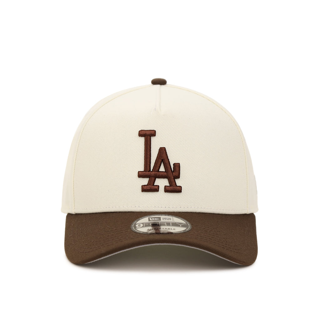 Los Angeles Dodgers Chrome Brown 2 Tone 9Forty A-Frame Snapback