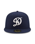 Los Angeles Dodgers City Connect 2025 World Series Champions Side Patch Navy Blue 59Fifty Fitted