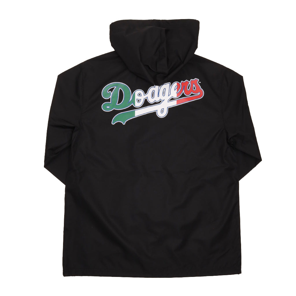 Mitchell & Ness Los Angeles Dodgers Black Mexico Hooded Coaches Jacket