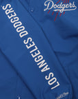 Mitchell & Ness Los Angeles Dodgers Royal Hooded Coaches Jacket