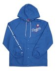 Mitchell & Ness Los Angeles Dodgers Royal Hooded Coaches Jacket