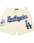 Pro Standard Los Angeles Dodgers Eggshell Classic Woven Shorts