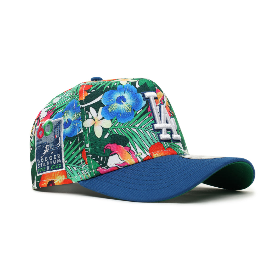 Los Angeles Dodgers Floral 2 Tone Stadium 60th Anniversary
