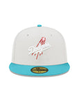 Los Angeles Dodgers Alternate Logo Stone Aqua 2 Tone 2007 Splash Hit All Star Game SP 59Fifty Fitted