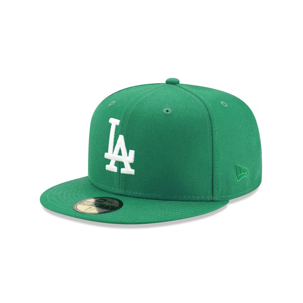 Los Angeles Dodgers Kelly Green On White 59Fifty Fitted – CROWN MINDED