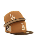 Los Angeles Dodgers Bronze Walnut 2 Tone Jackie Robinson 75th Anniversary SP 59Fifty Fitted