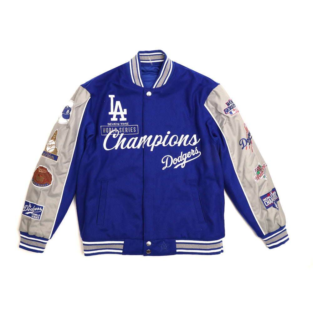 Los Angeles Dodgers Seven-Time World Series Champions Reversible Jacket
