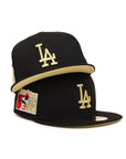Los Angeles Dodgers Black Gold Jackie Robinson 75th Anniversary SP 59Fifty Fitted