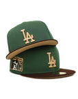 Los Angeles Dodgers Green Brown 2 Tone Jackie Robinson 75th Anniversary SP 59Fifty Fitted