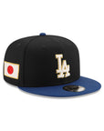 Los Angeles Dodgers X Japan Black Blue 2 Tone 9Fifty Snapback