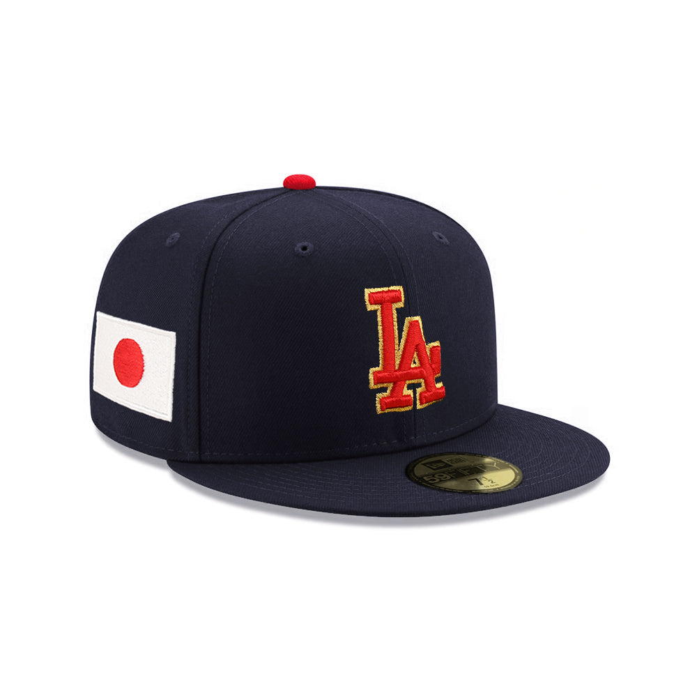 ☆関税込☆MLB★Gradation Monogram Hat★ハット★ Los Angeles Dodgers X Japan Blue 59Fifty Fitted – CROWN MINDED
