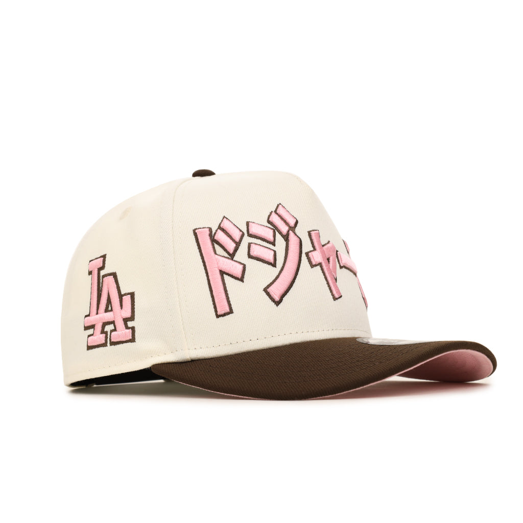 Los Angeles Dodgers Chrome Walnut 2 Tone LA Logo SP 9Fifty A-Frame