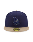 Los Angeles Dodgers Navy Camel 2 Tone Dodger Stadium 40th Anniversary SP Blue 59Fifty Fitted